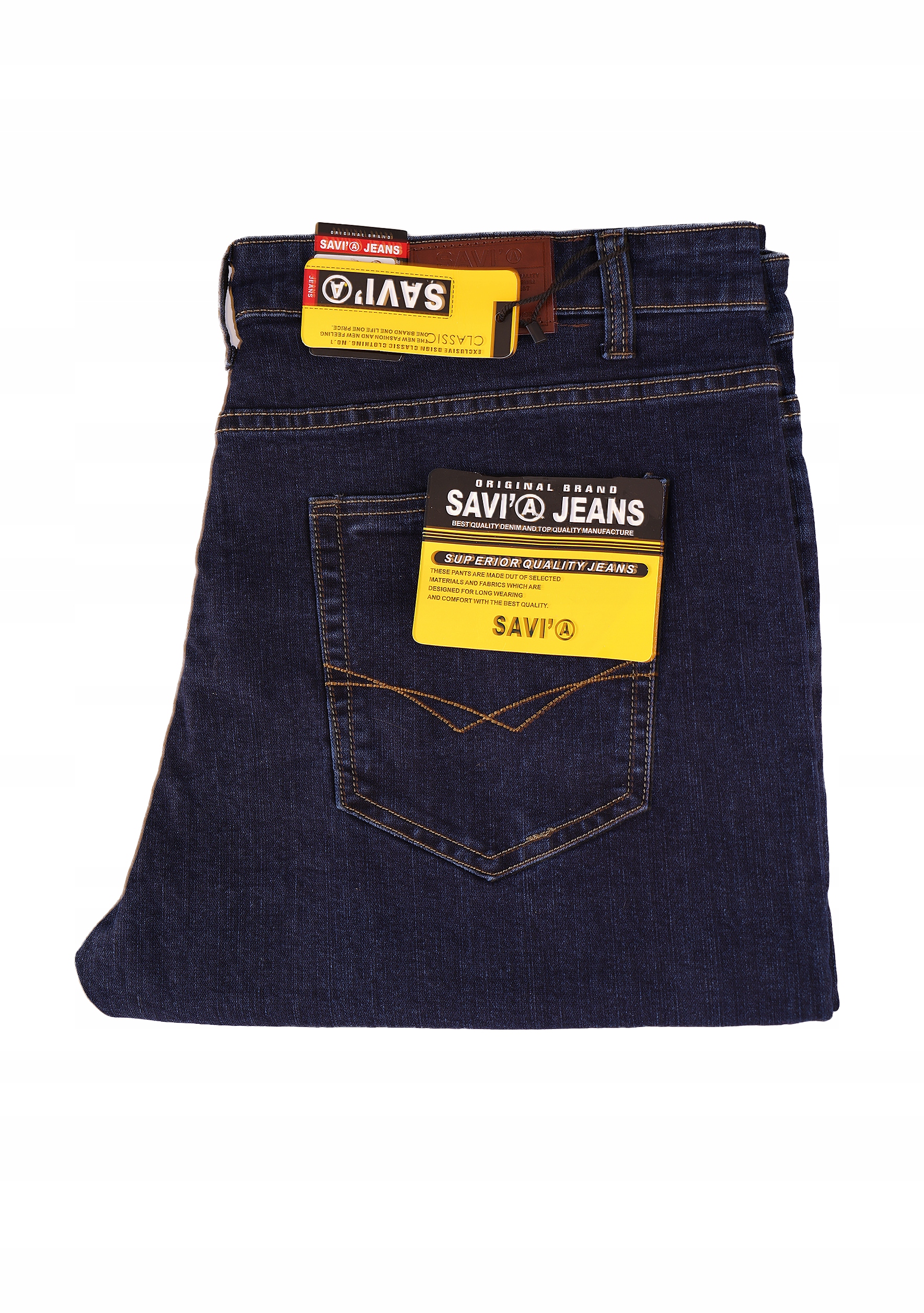 

Spodnie Męskie Jeans Duże Proste R. 42 Pas 106-114
