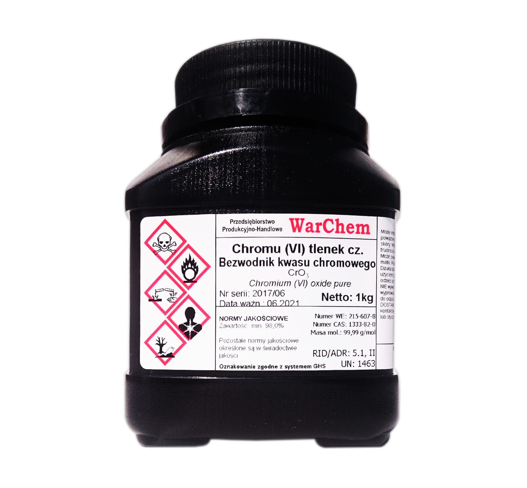 

Bezwodnik Chromowy czysty 1kg Warchem