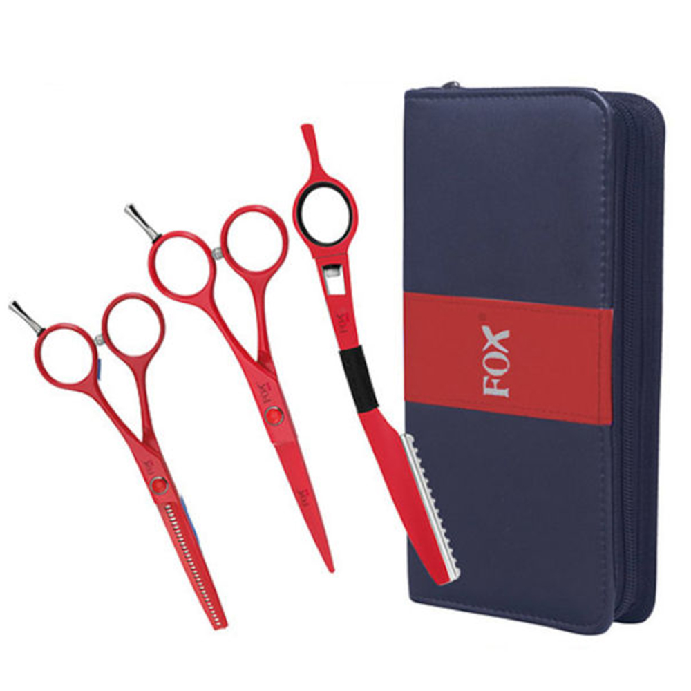 Fox Color Red Set Nůžky Degustace Nůž