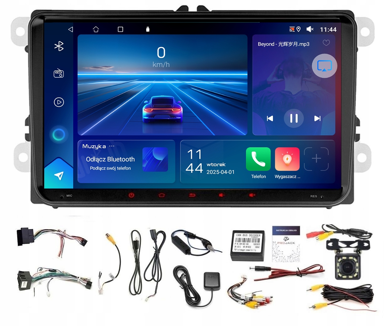 Radio Navigace Gps Android Seat Leon 2005-2012 Usb Wifi Bt Carplay 2/64GB