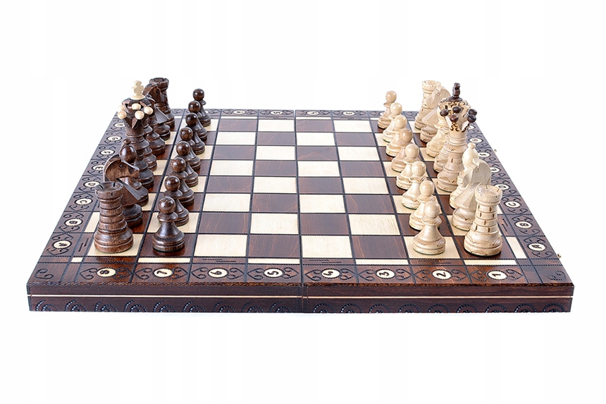 SZACHY DREWNIANE AMBASADOR DELUX Idealne na prezent Rodzaj szachy drewniane tradycyjne
