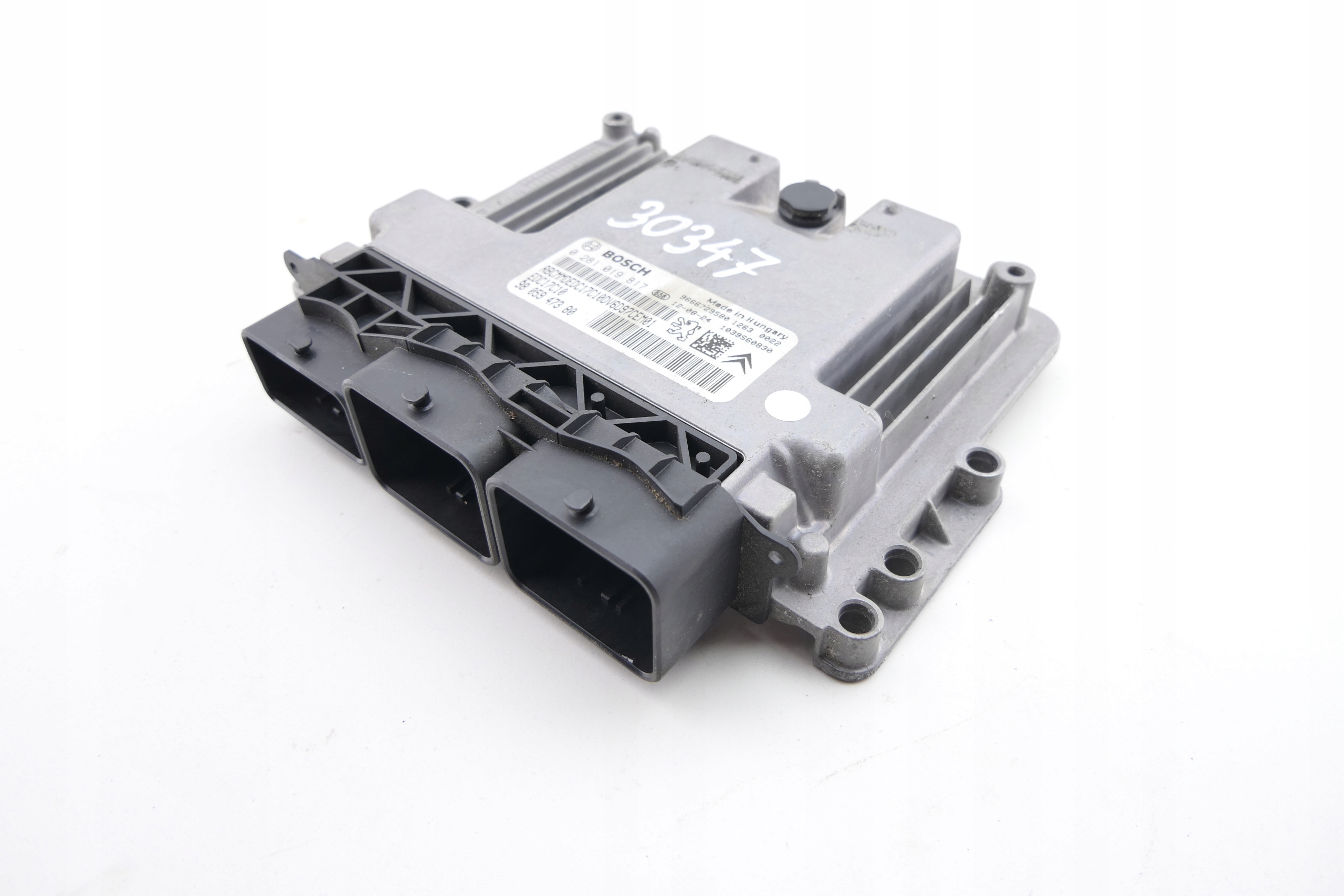 computer control unit of the engine PEUGEOT 308 1.6 HDI 9805947380
