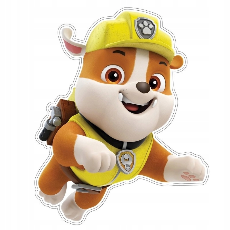 

Dekoracja Ścienna Naklejka Psi Patrol Rubble