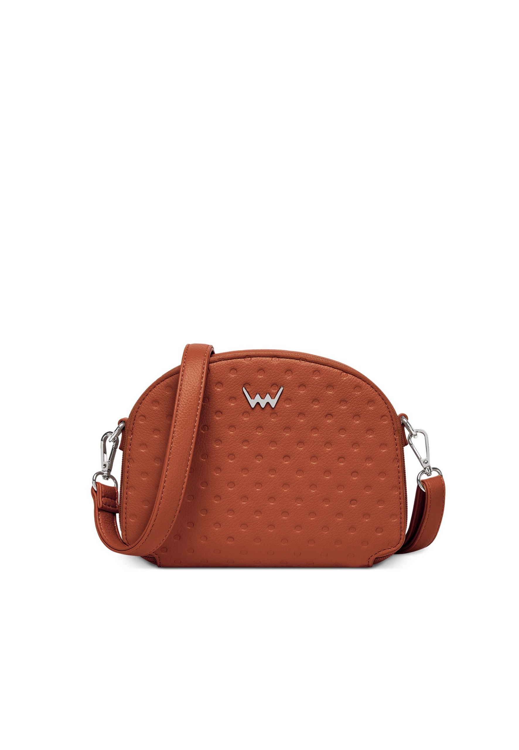 Dámská crossbody kabelka Vuch Caira E hnědá eco zip