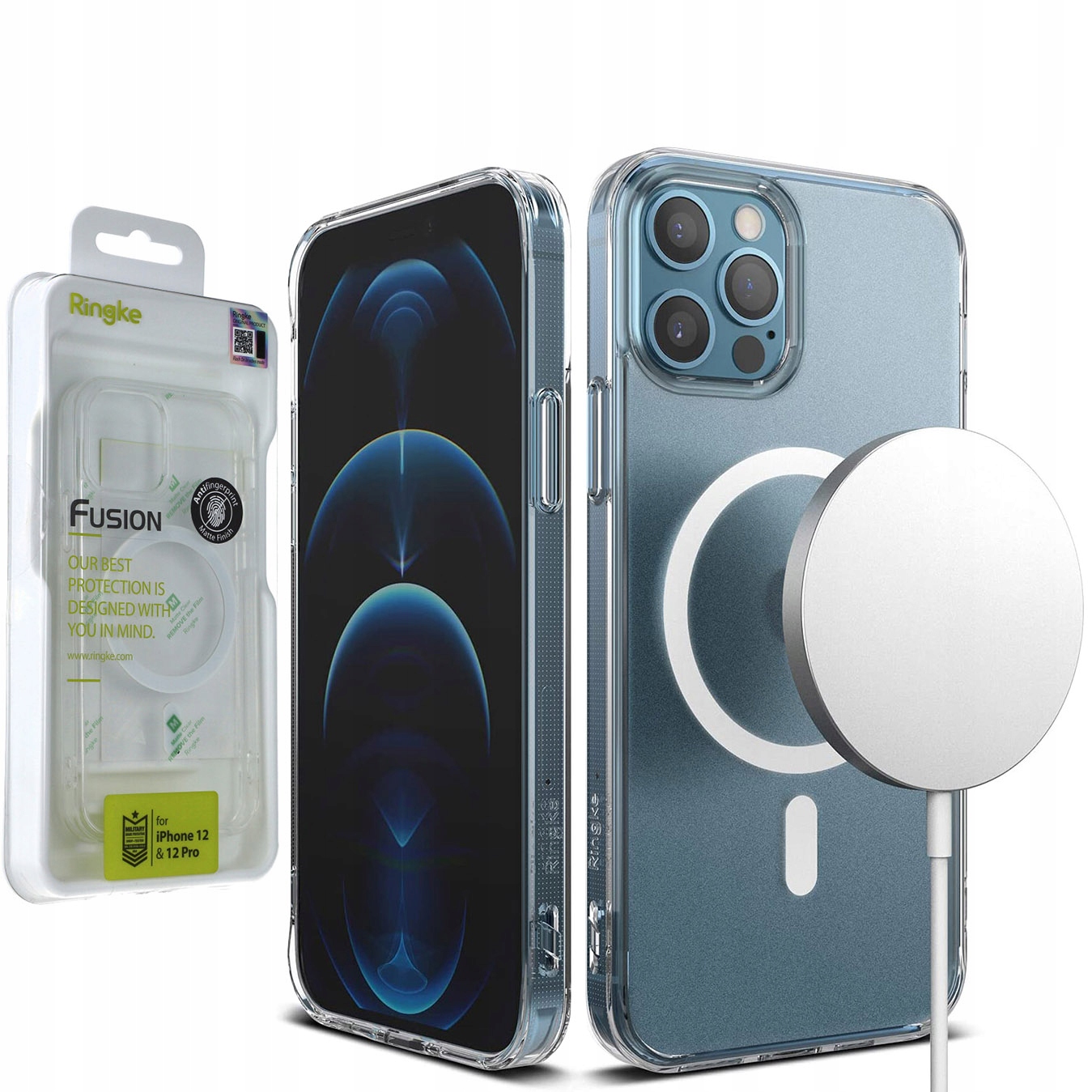 

Matowe etui Ringke MagSafe do iPhone 12/ Pro, case