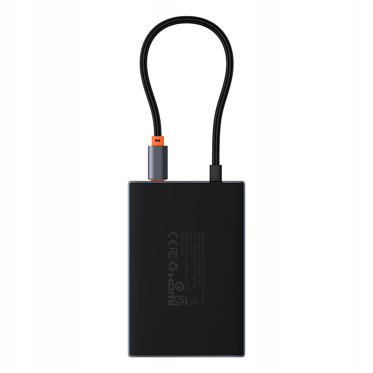 Baseus PioneerJoy Hdmi 4K@60Hz Hdmi 4K@30Hz DisplayPort 8 Usb-c hub 8v1