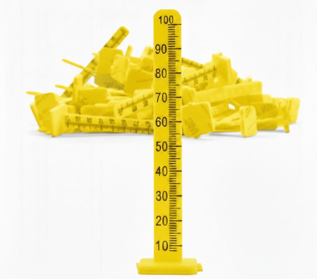 Nivelační samolepicí oprava 100 mm pro výtok 100 kusů