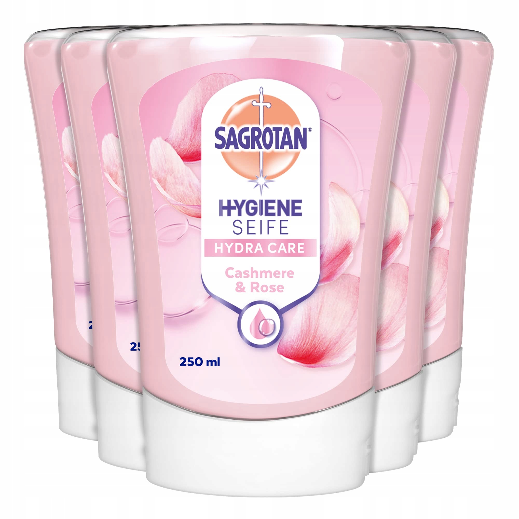 Wkład Sagrotan No-Touch Róża Kaszmir 5x250ml automatyczny dozownik