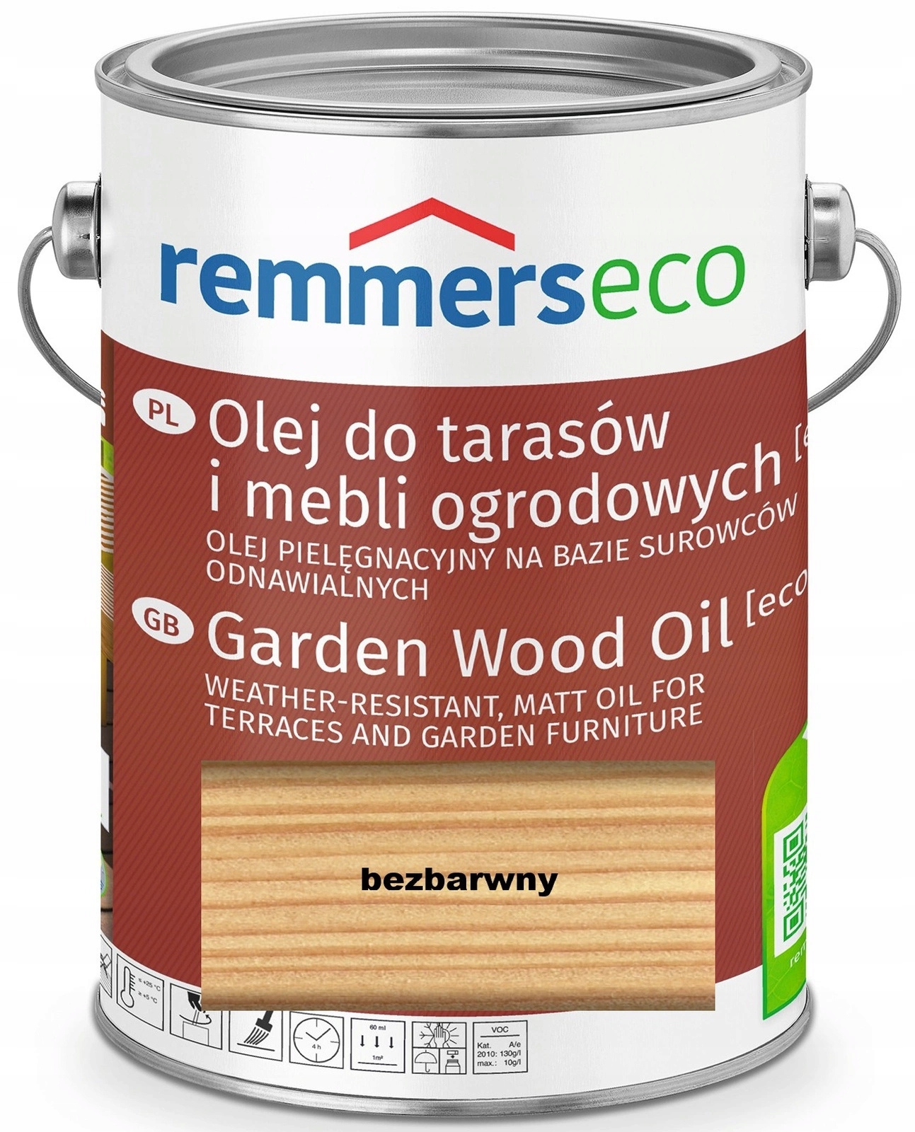 Remmers Olej do tarasów i mebli ogrodowych Eco 2,5L Bezbarwny