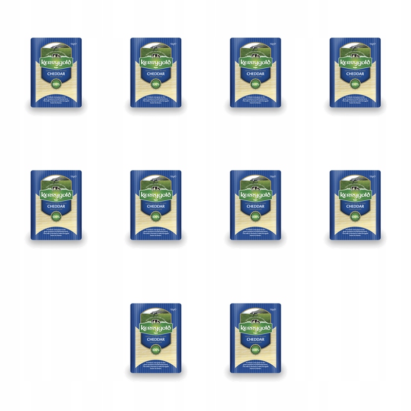 Ser Cheddar White plastry 150g X10