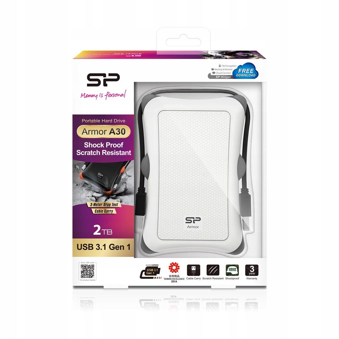 Hdd Silicon Power Armor A30 2TB SP020TBPHDA30S3W