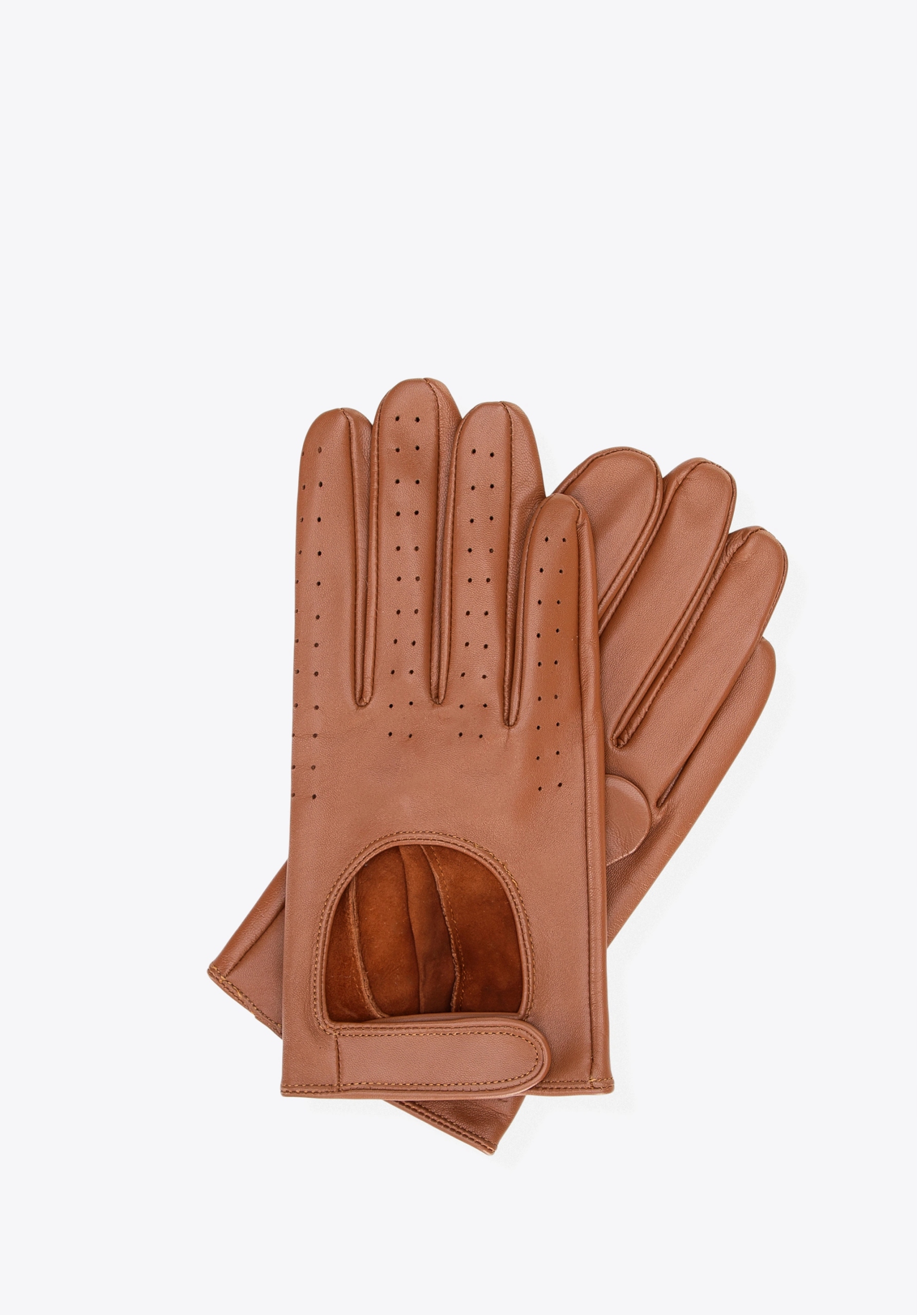 Dámské automobilové rukavice Wittchen 46-6L-201-5 Xs, Hnědá Světlá