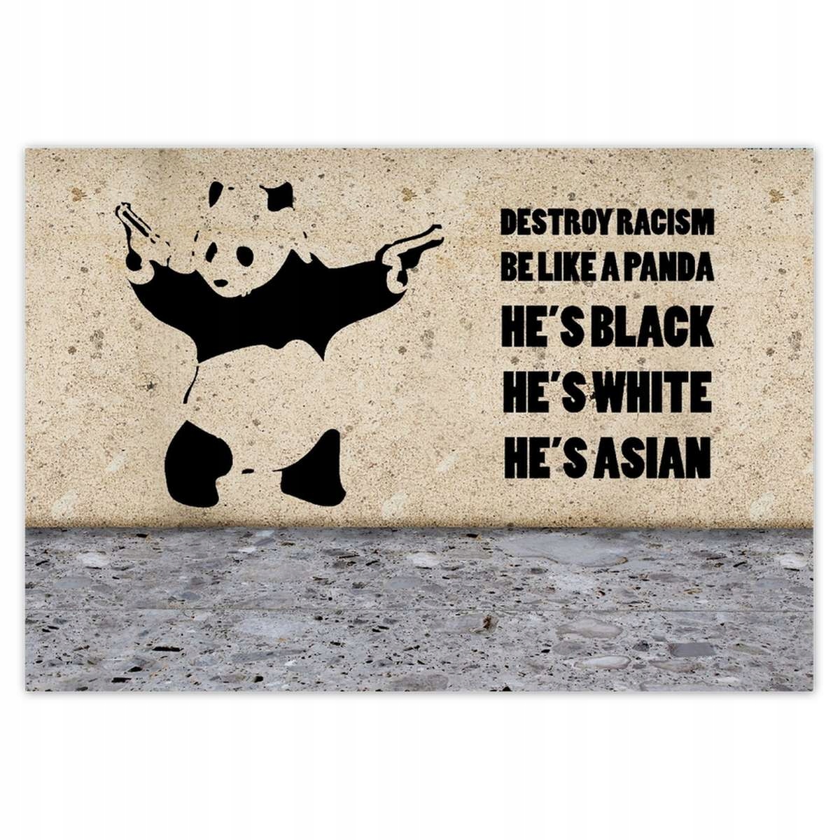 Fototapety 368x254 Banksy Panda