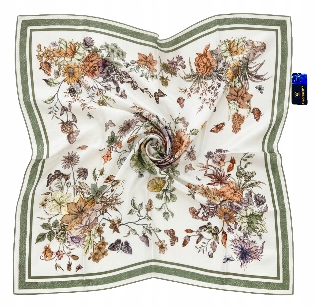 Hedvábný Šátek 100% Hedvábí Přírodní Morušový Prémiová Kvalita+