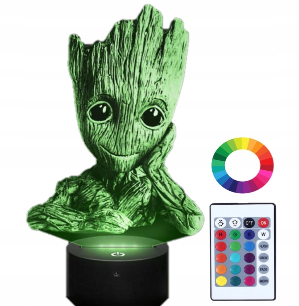 

Lampka Nocna z Imieniem Groot Strażnicy Galaktyki