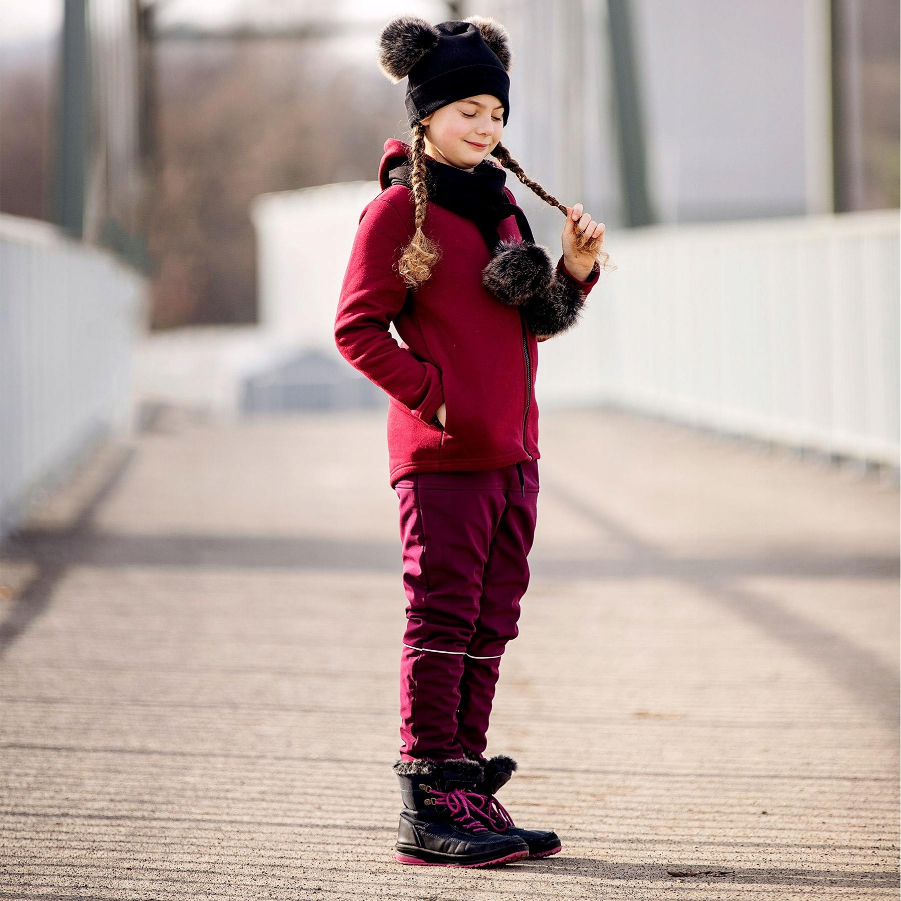 TuSzyte | Zimowe spodnie softshell, PL R.92/98 Rozmiar 92