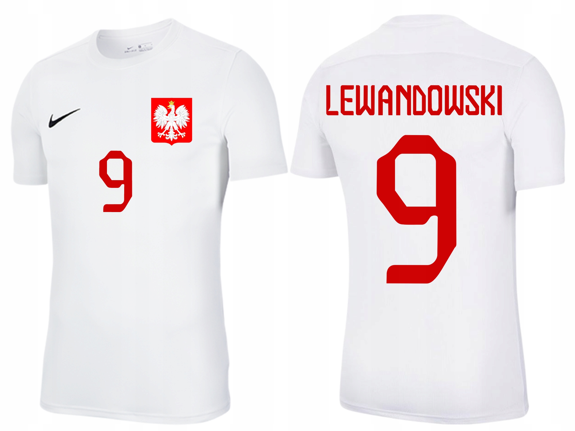 ФУТБОЛКА NIKE POLAND LEWANDOWSKI МИРОВАЯ КАМПАНИЯ 2022 КАТАР L - docom ...