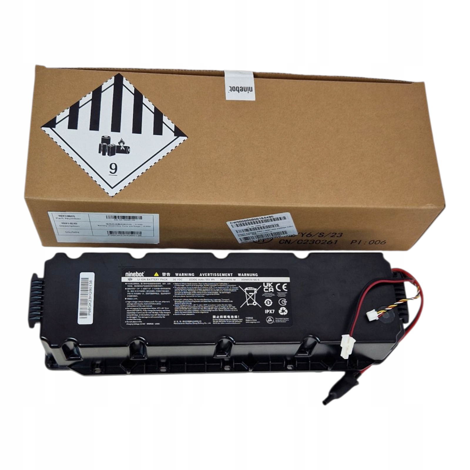 Bateria Akumulator Do Hulajnogi Segway Ninebot G30 G30D G2 Max -NEE1006-M