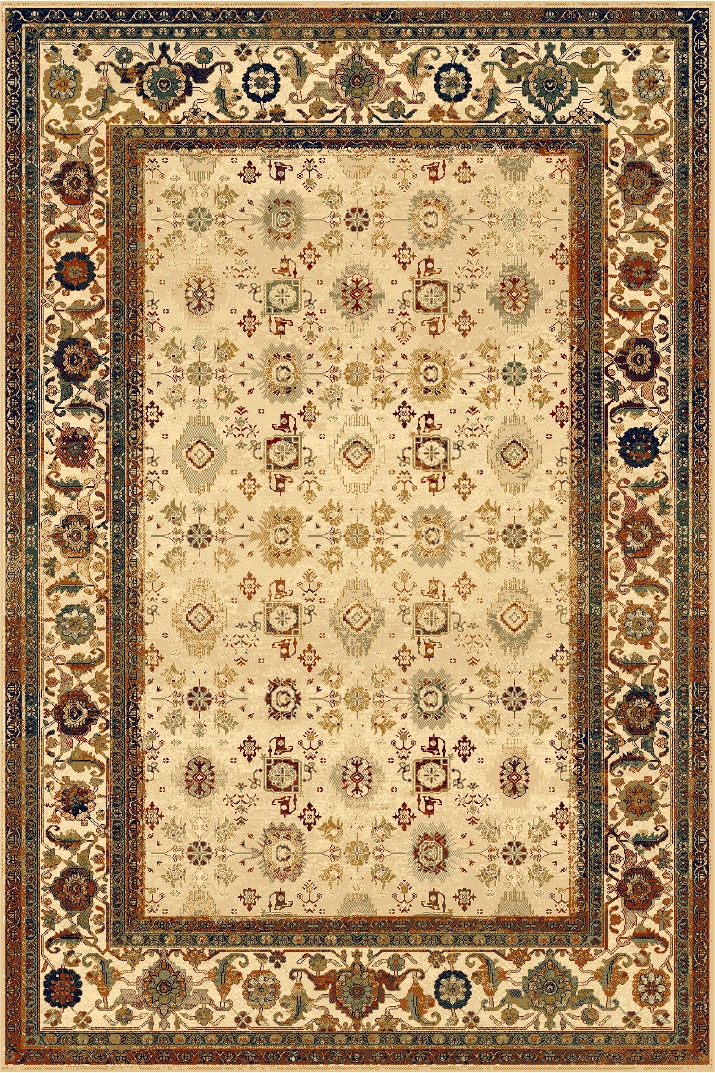 Dywan Avila Piasek Dywilan Omega Wełniany 170x235 cm Naturalny 100% wełny
