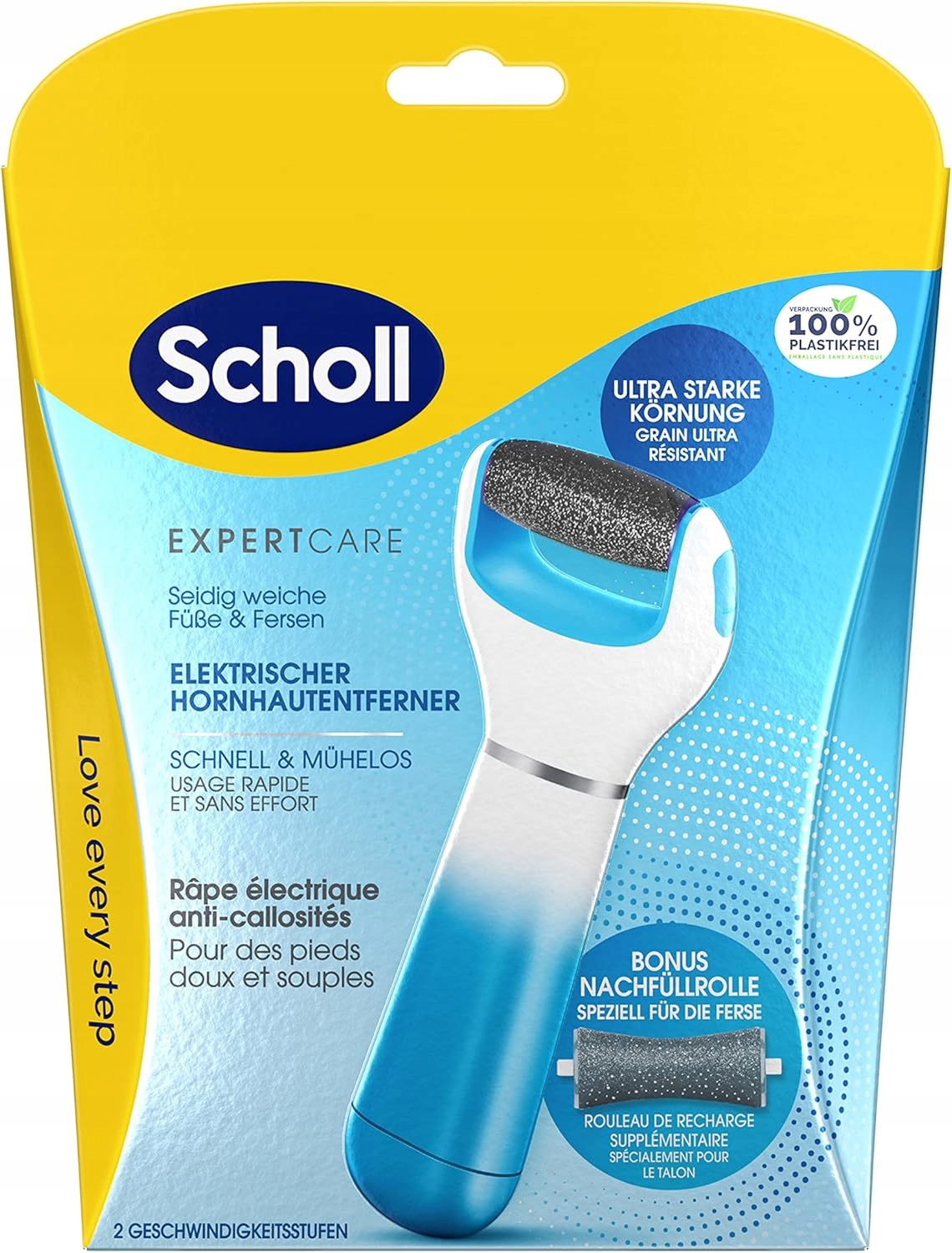 Dr. Scholl's ExpertCare Pilník na nohy Elektrický Modrý