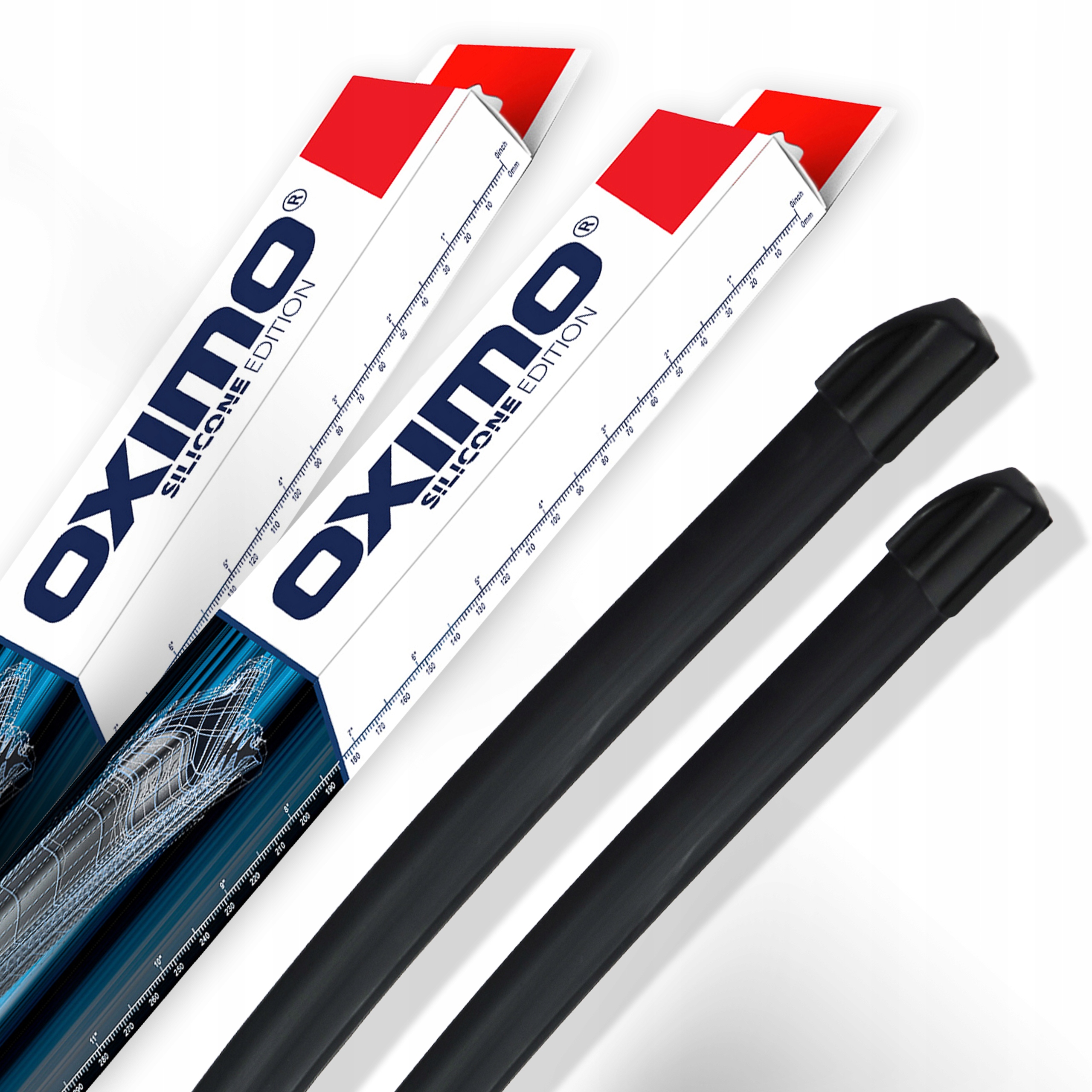 Oximo Wycieraczki Płaskie Przód 525/375mm Honda Jazz II 2002-2008