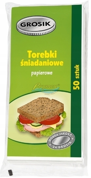 

Grosik Torebki Śniadaniowe 10x21cm 50szt