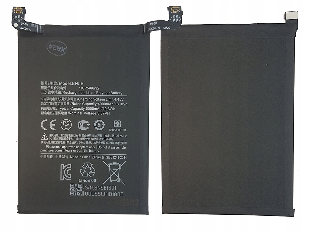 Bateria do Xiaomi BN5E Redmi Note 11 Pro 5000mAh