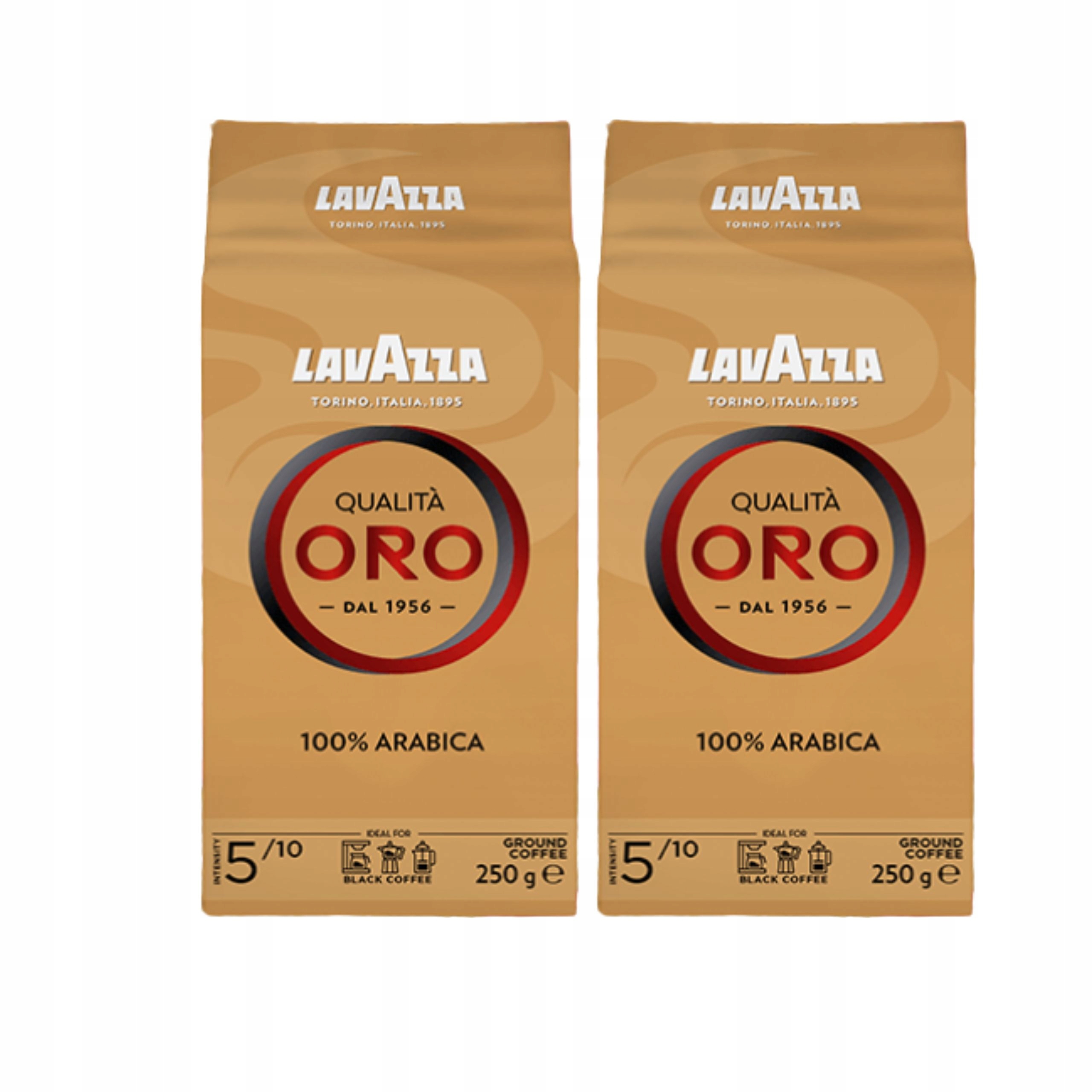 Levně Mletá káva Lavazza Qualita Oro Vacum 2x250 g