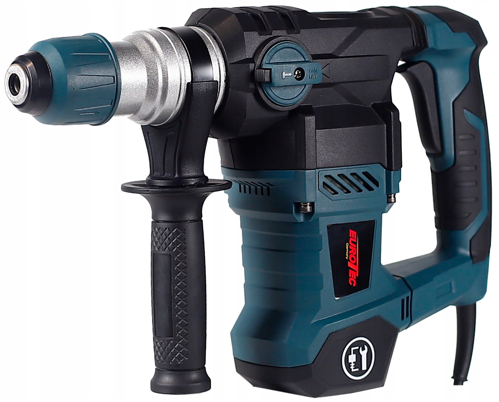 MŁOTOWIERTARKA MŁOT UDAROWY WIERTARKA SDS+ UDAR DŁUTA WIERTŁA +WALIZKA SMAR Marka Eurotec