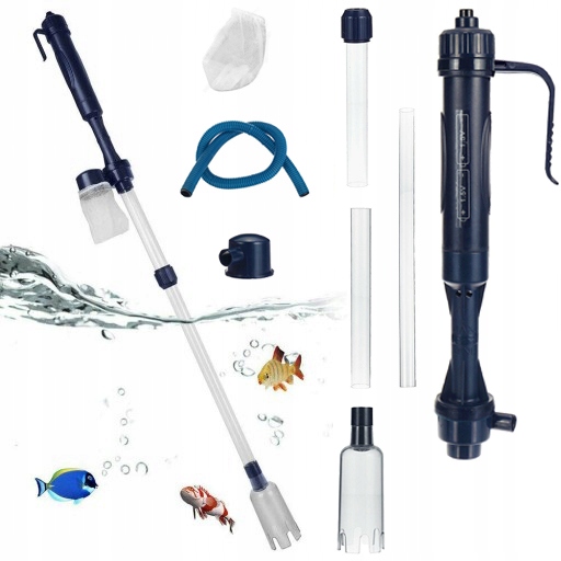 Elektrický Vysavač Do Akvária S Pumpičkou, Sada S Nastavitelnou Výškou