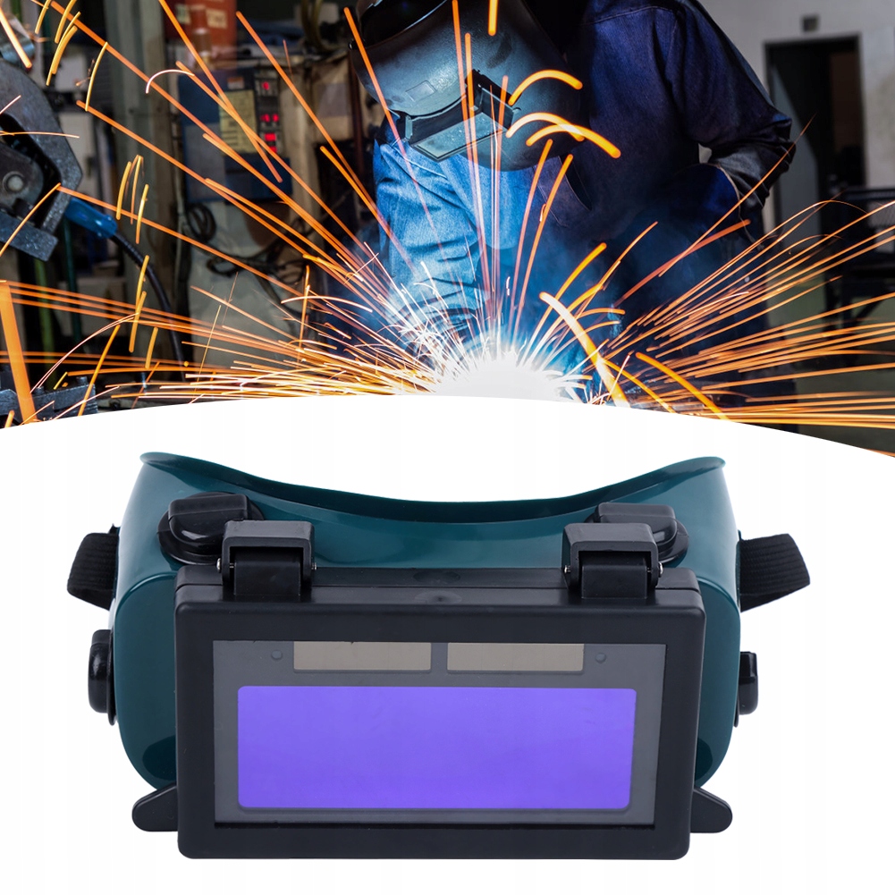 GOGLE SPAWALNICZE OKULARY OCHRONNE SAMOŚCIEMNIAJĄCE MASKA DO SPAWANIA Marka bez marki