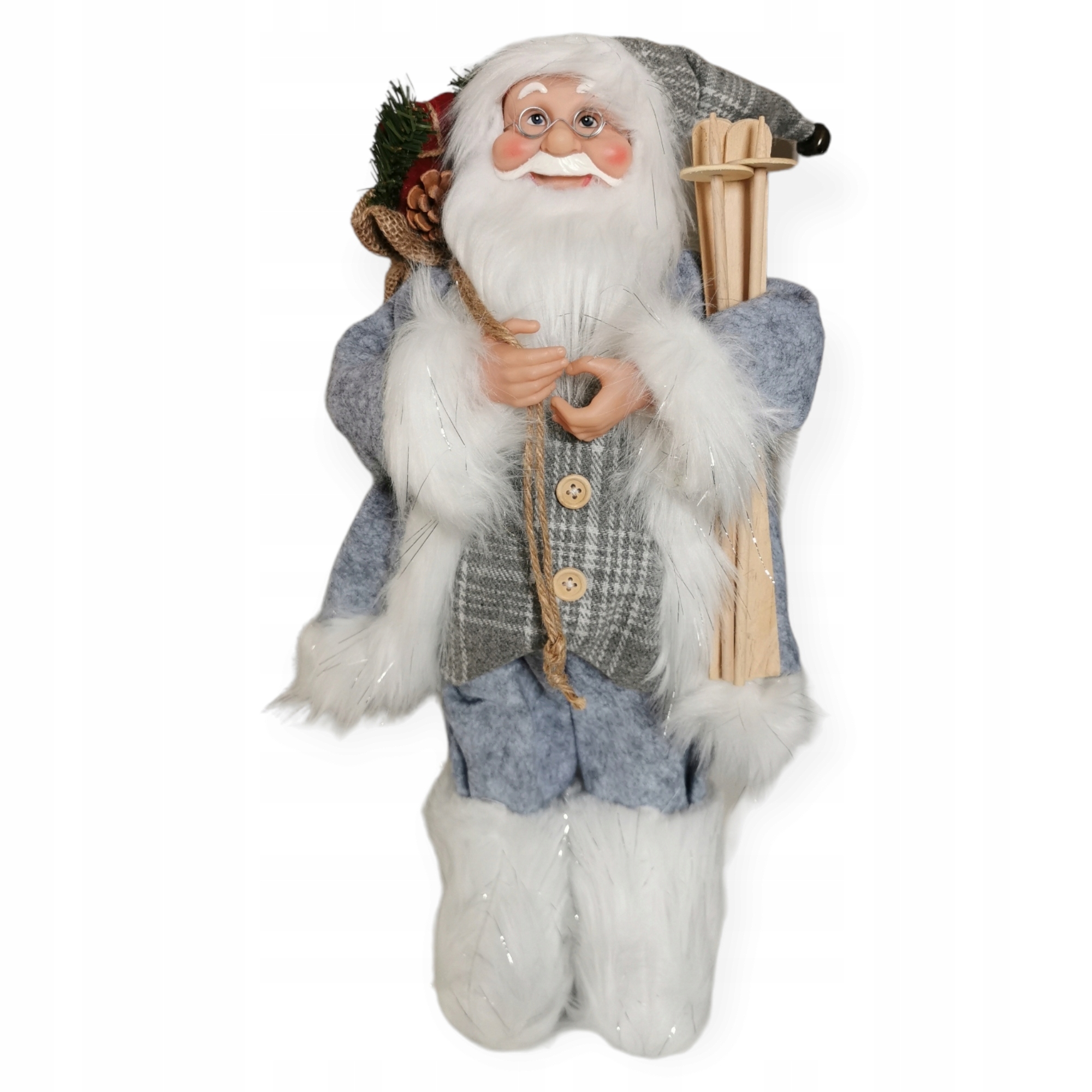 

Duży Mikołaj figurka skrzat Święta 60cm