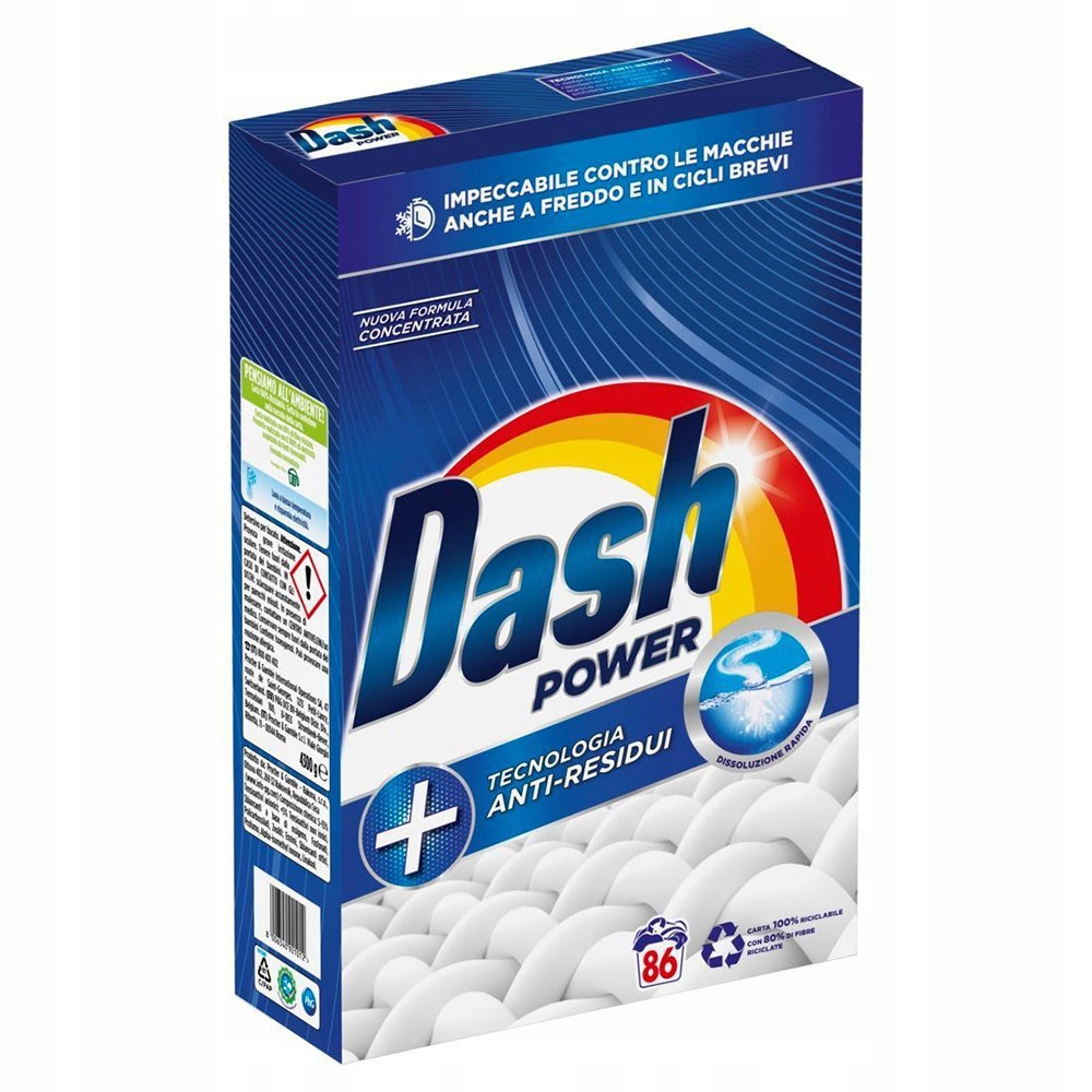 Levně Dash Power prací prášek na prádlo 86p