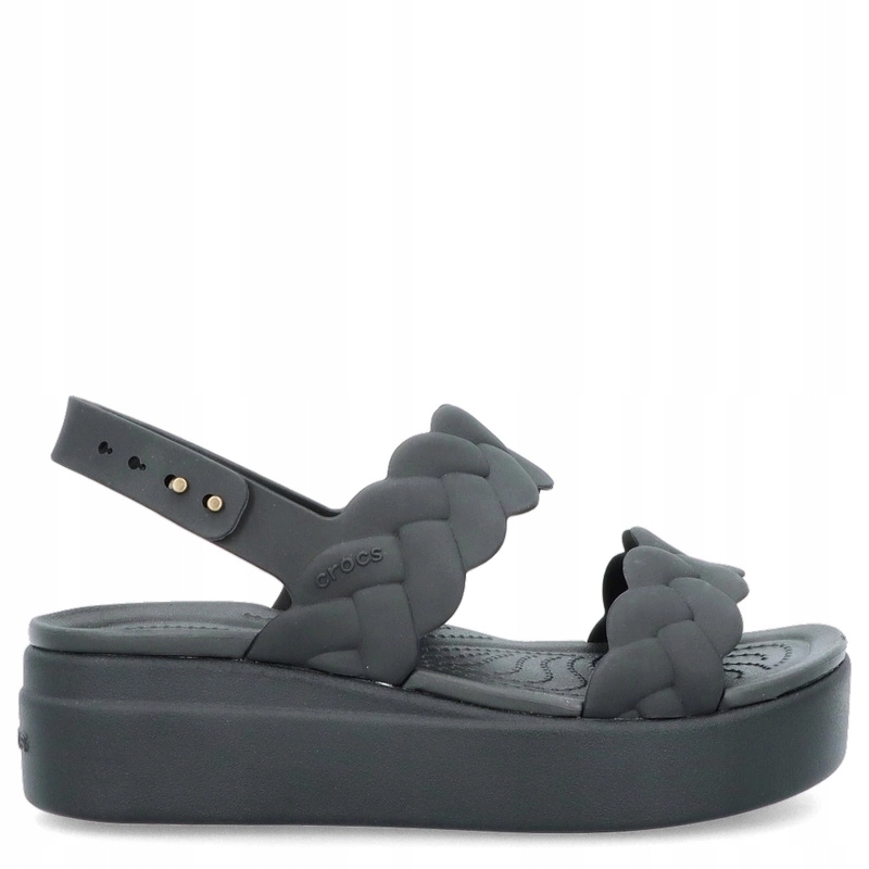 Sandály na platformě -crocs W 209977 Černé 38-39