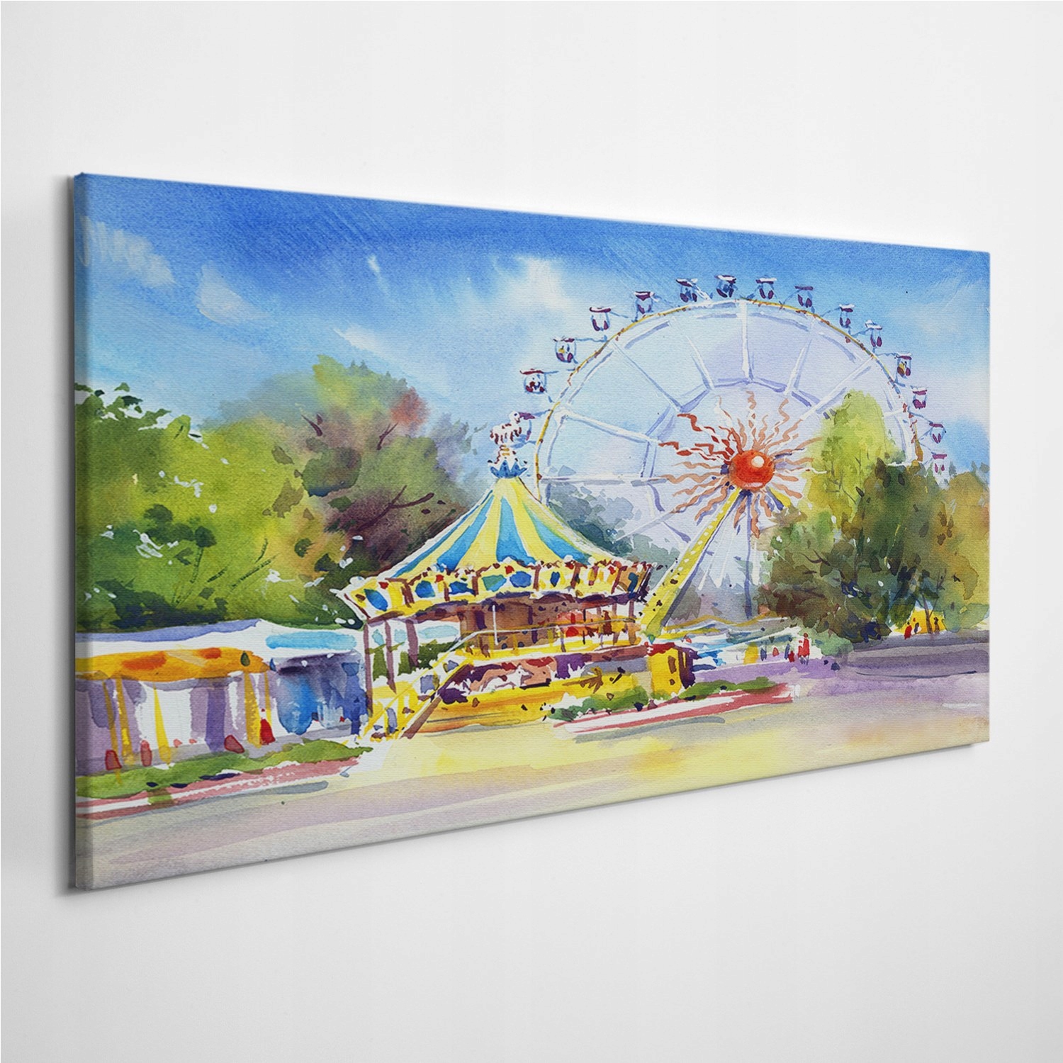 

Zdjęcie na płótnie Karuzela Park Rozrywki 140x70