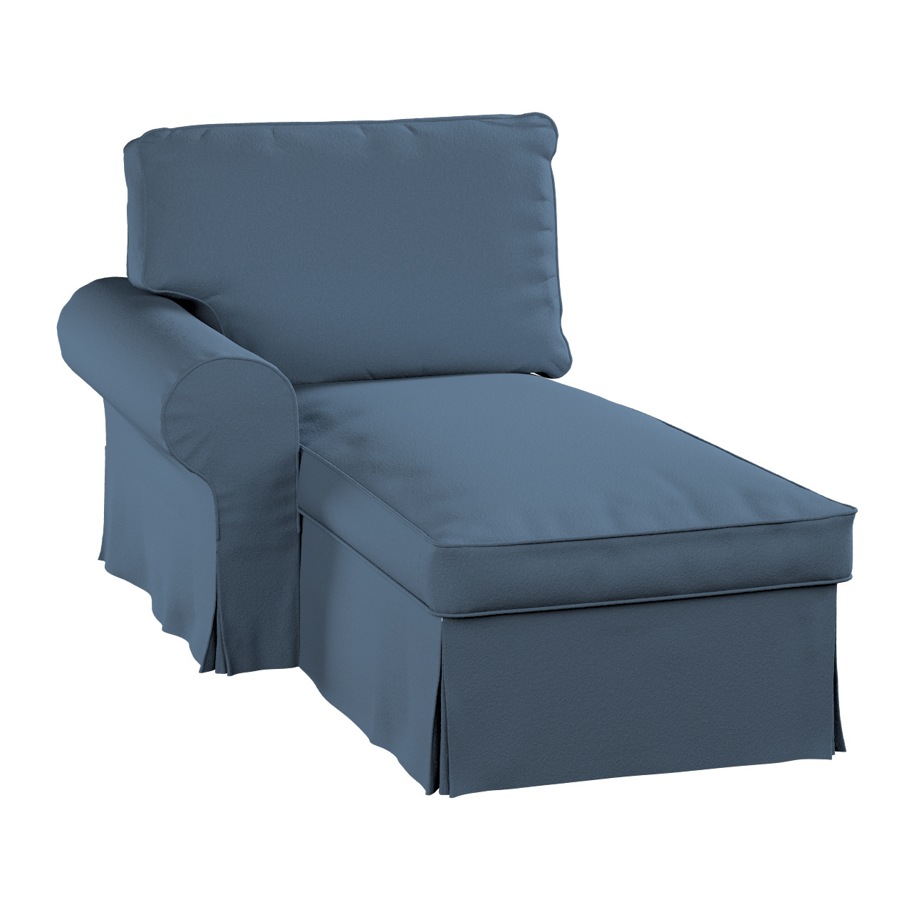 Poťah na ležadlo Ektorp ľavý Ikea modrá bukla