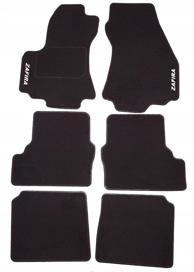 Коврики EURO-ТОМ велюровые zafiraaeuro 6 el.
