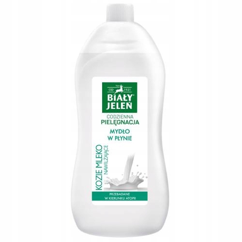 

Biały Jeleń Mydło kozie mleko zapas- 1l