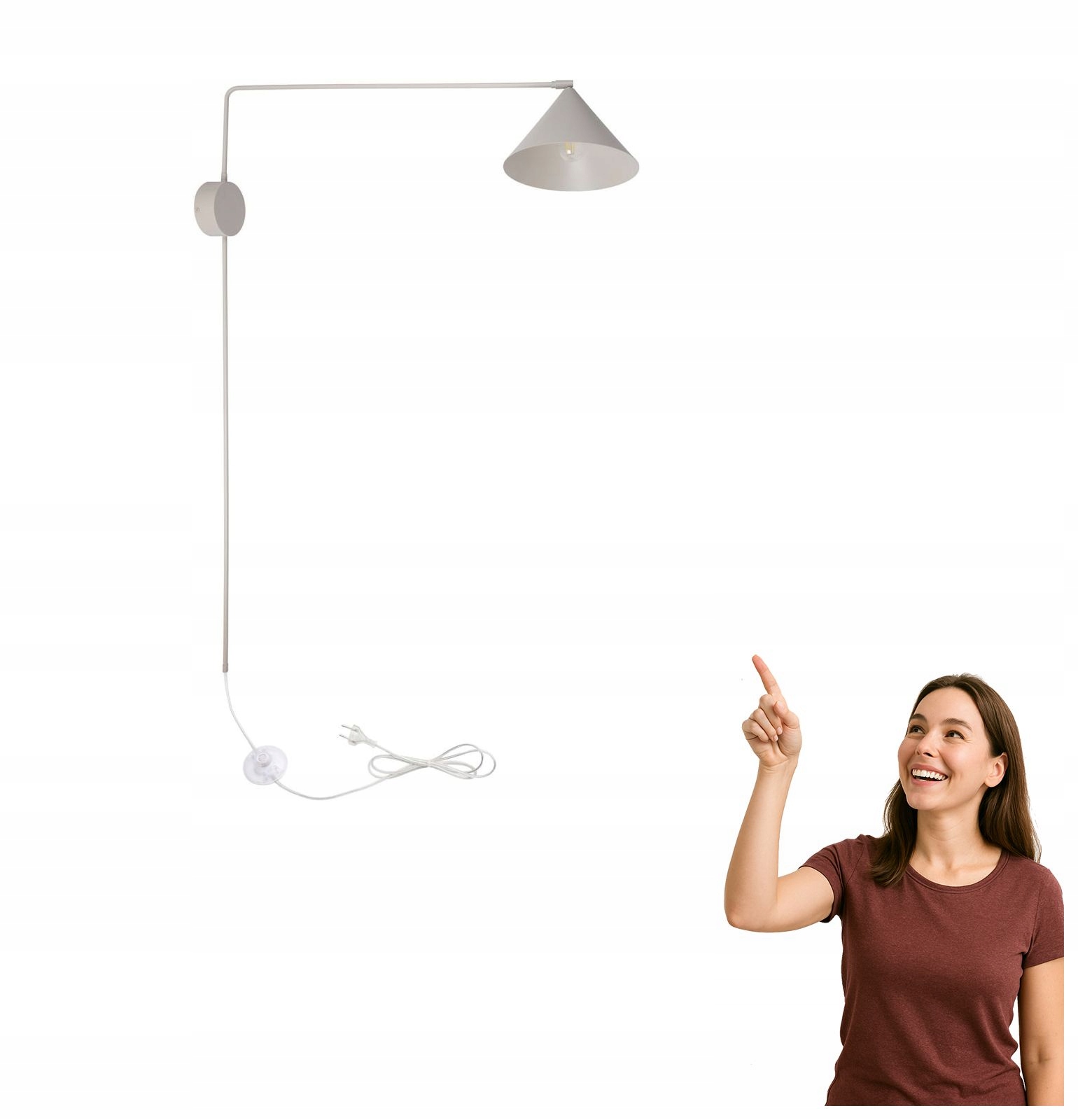 Nástěnné svítidlo na výložníku s vypínačem Magic 1 40931 Sigma Lighting