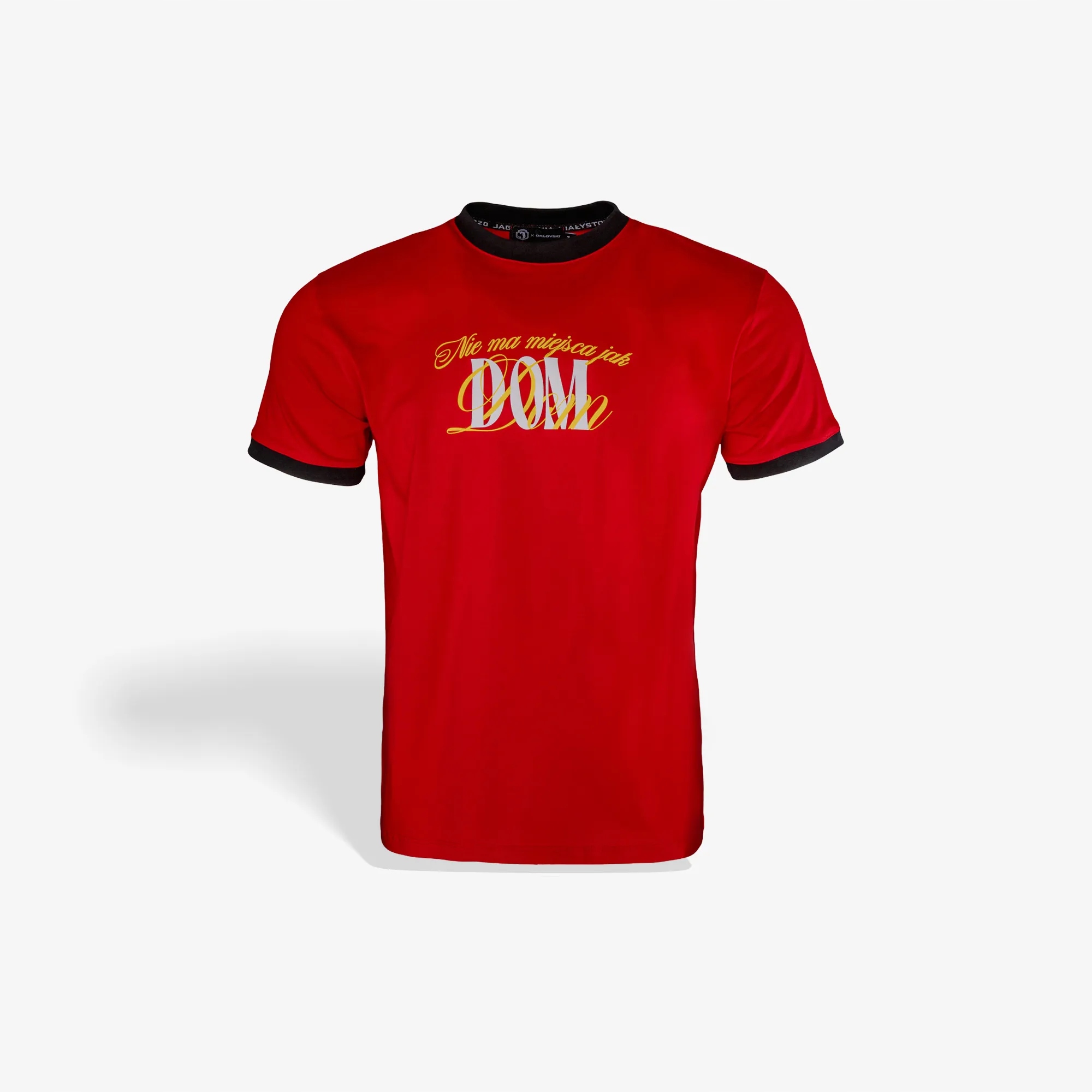 Koszulka czerwona Nie Ma Miejsca Jak Dom Jagiellonia Białystok rozmiar L