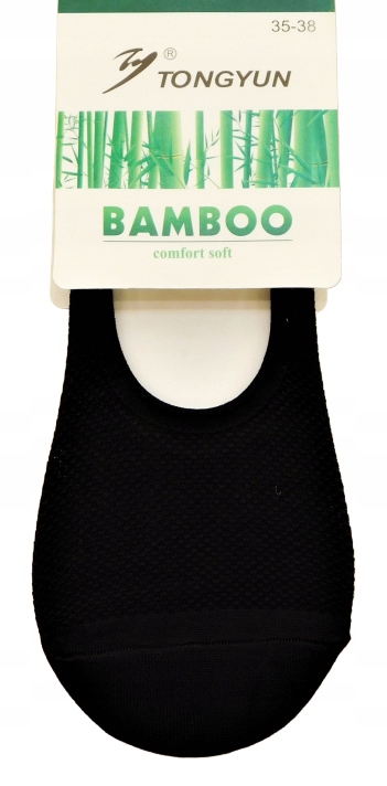 

Stopki Comfort-soft sportowe bambus czarne 35-38