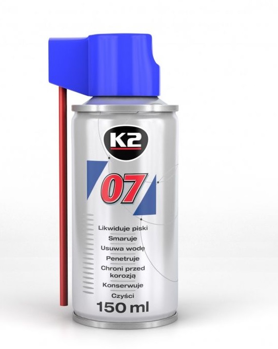 

Środek Wielofunkcyjny Smar Odrdzewiacz K2 07 150ML