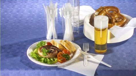 Obrus papierowy w rolce biały 9metrów 4szt = 36m Marka Papstar