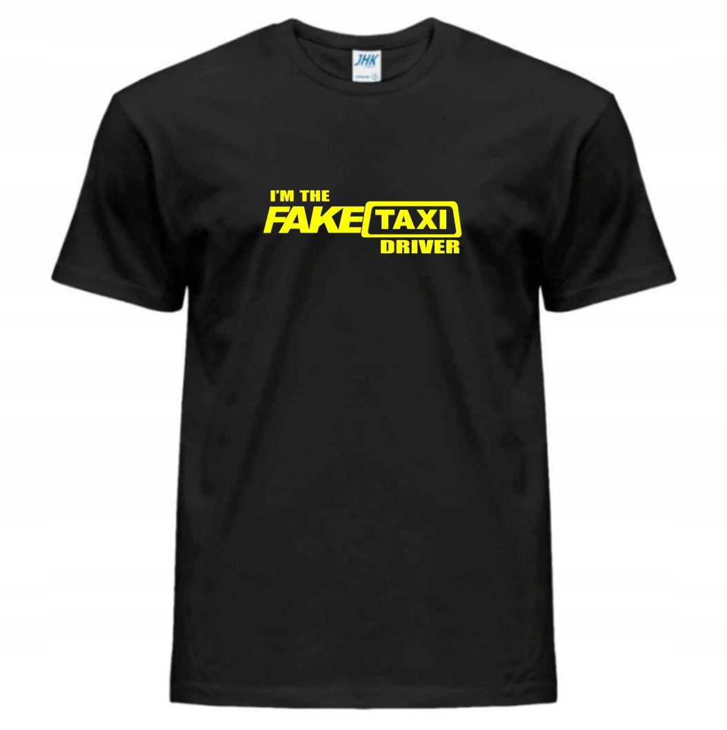 

Koszulka z nadrukiem Fake Taxi Driver rozm M