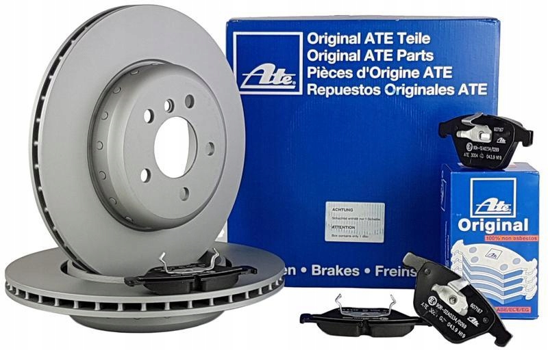

Ate Tarcze+klocki Przód+tył Audi A4 B6 B7 320MM