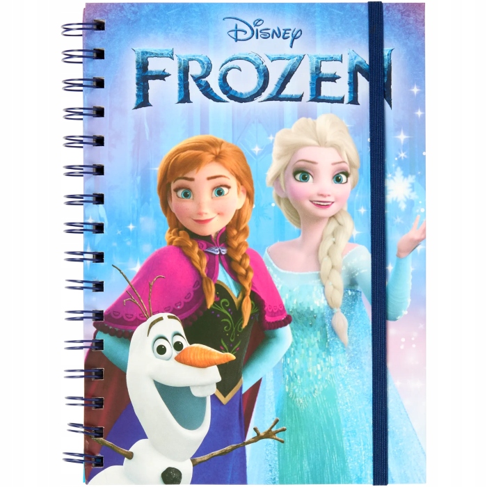 Disney. Kraina Lodu. Kołonotatnik Zeszyt A5 W Linie. 80 Kartek