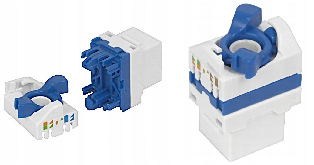 1 x Moduł Keystone RJ45 kat. 5 E KLANET 8p8c Łącznik UTP 5e Beznarzędziowy EAN (GTIN) 5905274140696
