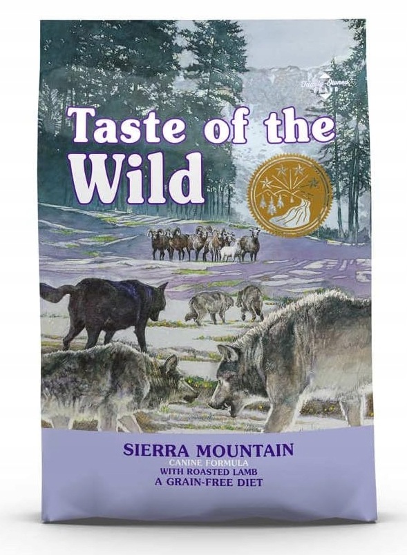 Taste of the Wild Sierra Mountain 12,2 kg bezobilná s jehněčím masem