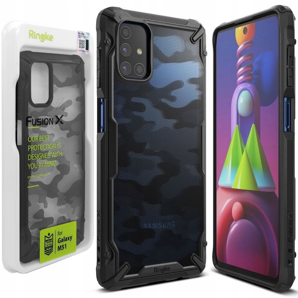 

Etui Plecy Ringke Fusion X Camo Moro do Galaxy M51