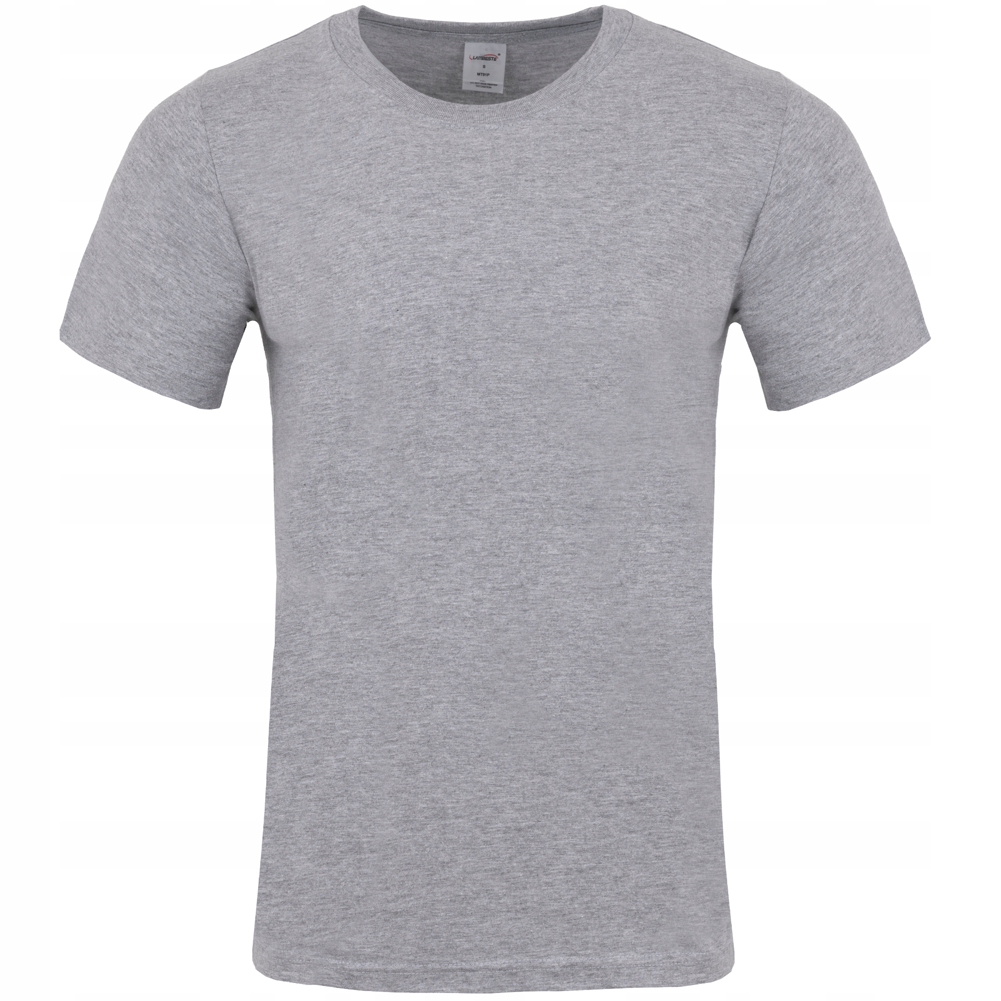 KOSZULKA MĘSKA BLUZKA T-SHIRT BAWEŁNA SZARY 4XL